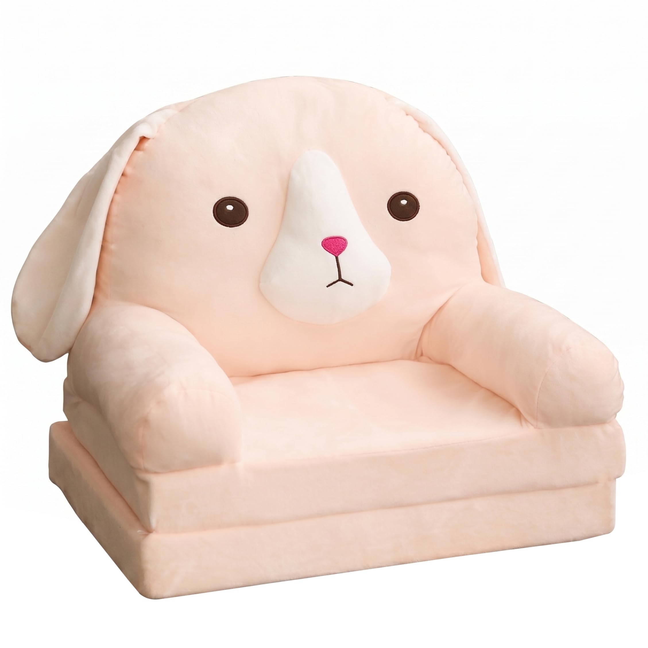 Xoeryoy Kids Couch, Kids Sofa With Comfortable Support & Foldable Design, Cute Toddler Chair For Play & Relaxation, Dog