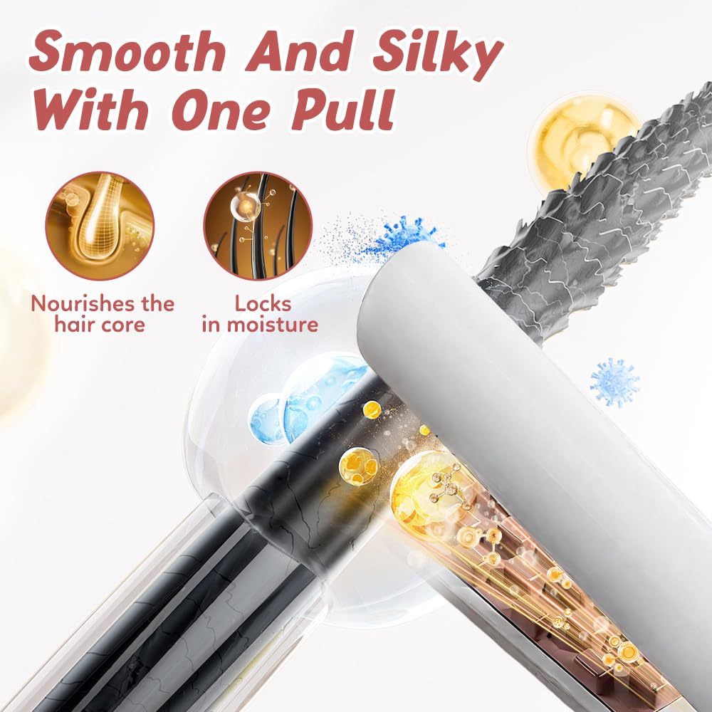 Pince à cheveux sans fil fer à sertir volumisant mini ondulateur portable en céramique 4 températures réglables rechargeable