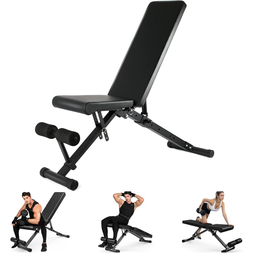 12/mo Finance Adjustable Folding Weight Bench,5Billion Fitness