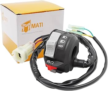 Amazon.com: M MATI Handlebar Switch Control Start Stop Kill