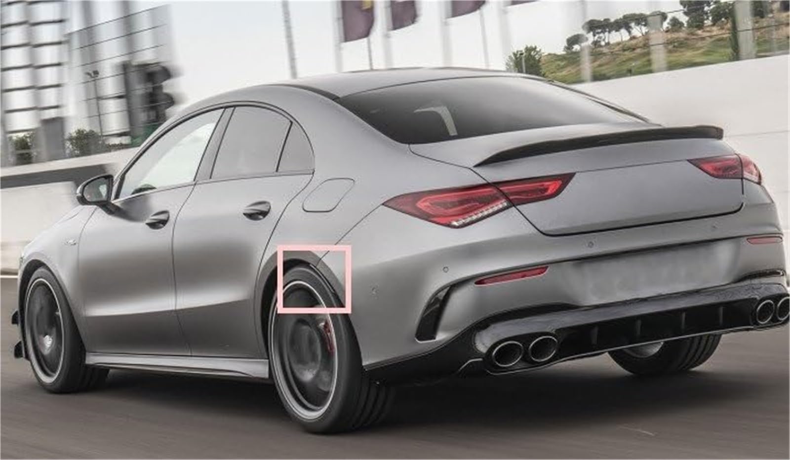Dla Mercedes-Benz, CLA W118 samochodu Błotnik tylnego koła