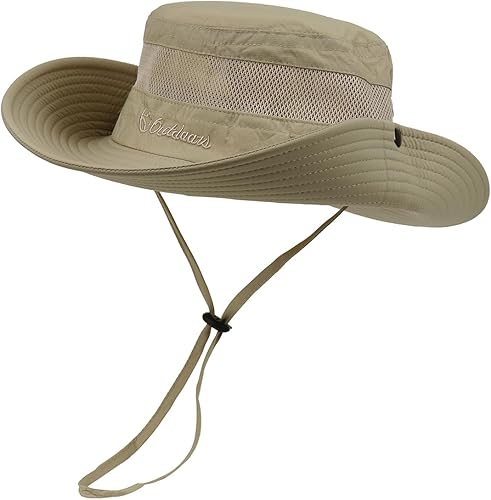 Miniatura 9 de Century Star Sombreros de sol para hombre, sombrero de ala ancha, para mujer, playa, pesca, al aire libre, verano, safari, Boonie, sombrero con
