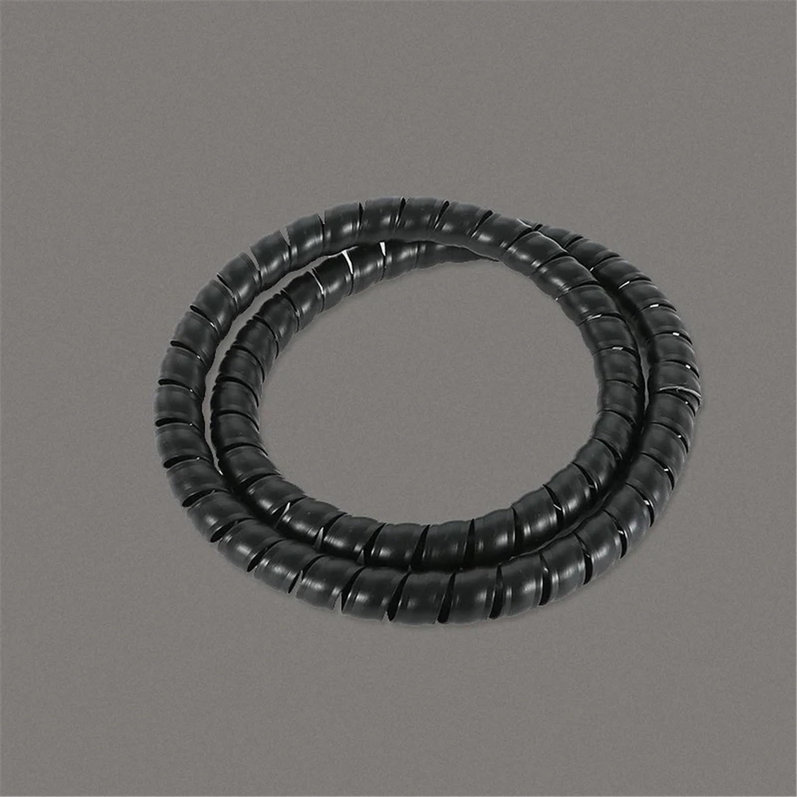Spirale Cavi Elettrici 1/5/10 Metri 8mm-40mm Protezione del cavo Copertura manicotto Tubo Line Organizer tubo Avvolgimento a spirale flessibile(White,22 mm,10m)