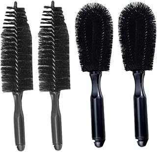 Wakauto Escova De Cubo De 4 Unidades Escova De Pneu De Aro De Carro Escova De Detalhamento De Carro Para Carros Escova De Roda De Carro Escovas De Detalhes De Carro Escova De