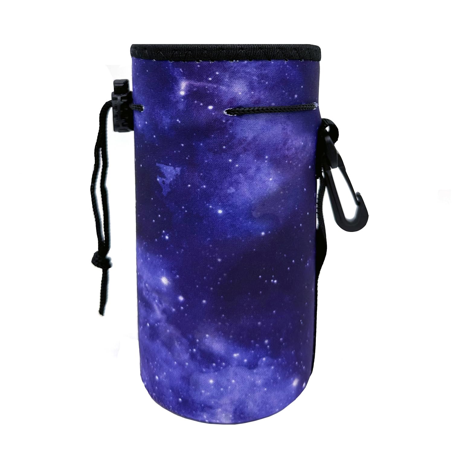 AMMKRO Water Bottle Bag Carrier, Neoprene Sleeve Portable Insulator Cover Drawstring Insulator for 18 Oz 20 Oz Water Bottle Outdoor Activities (Purple) — image 1