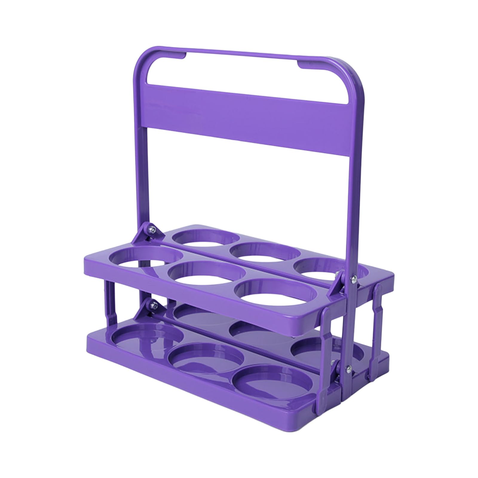 MURYE Foldable Rack Portable Rack Basket Folding Holder Bottle Carrier for Picnics and Camping Bottle Holder