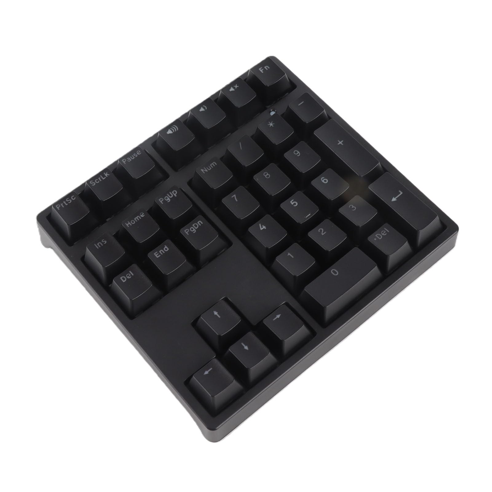 Yunseity Pavé Numérique Mécanique, Clavier Numérique Filaire USB C à 34 Touches avec Rétroéclairage RVB et Interrupteur Bleu, pour Ordinateur Portable et de Bureau (Black)