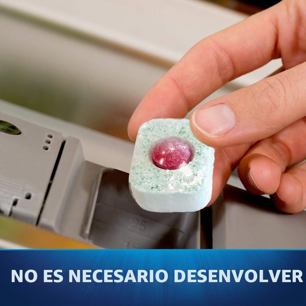 Finish 0% Pastillas para lavavajillas sin conservantes ni fragancias, 80 pastillas