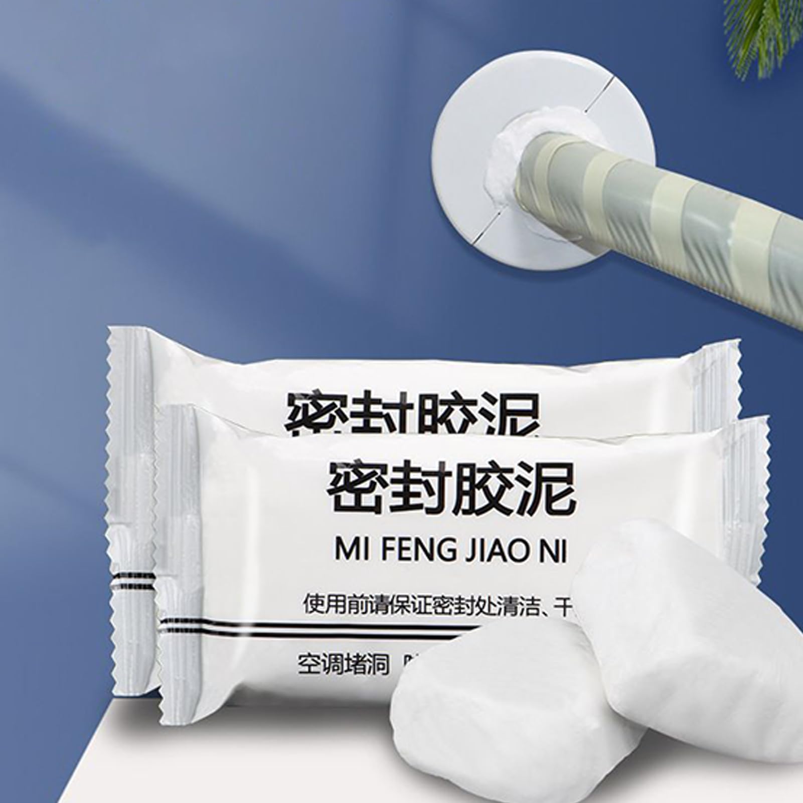 Sealant Clay - Waterproof Sealant | Repair Sealing Clay | Moldable Leak Stopper Putty | Crack Filler Adhesive | Multi-Purpose Waterproofing Repair Compound For Home Air Conditioning Vent Wall