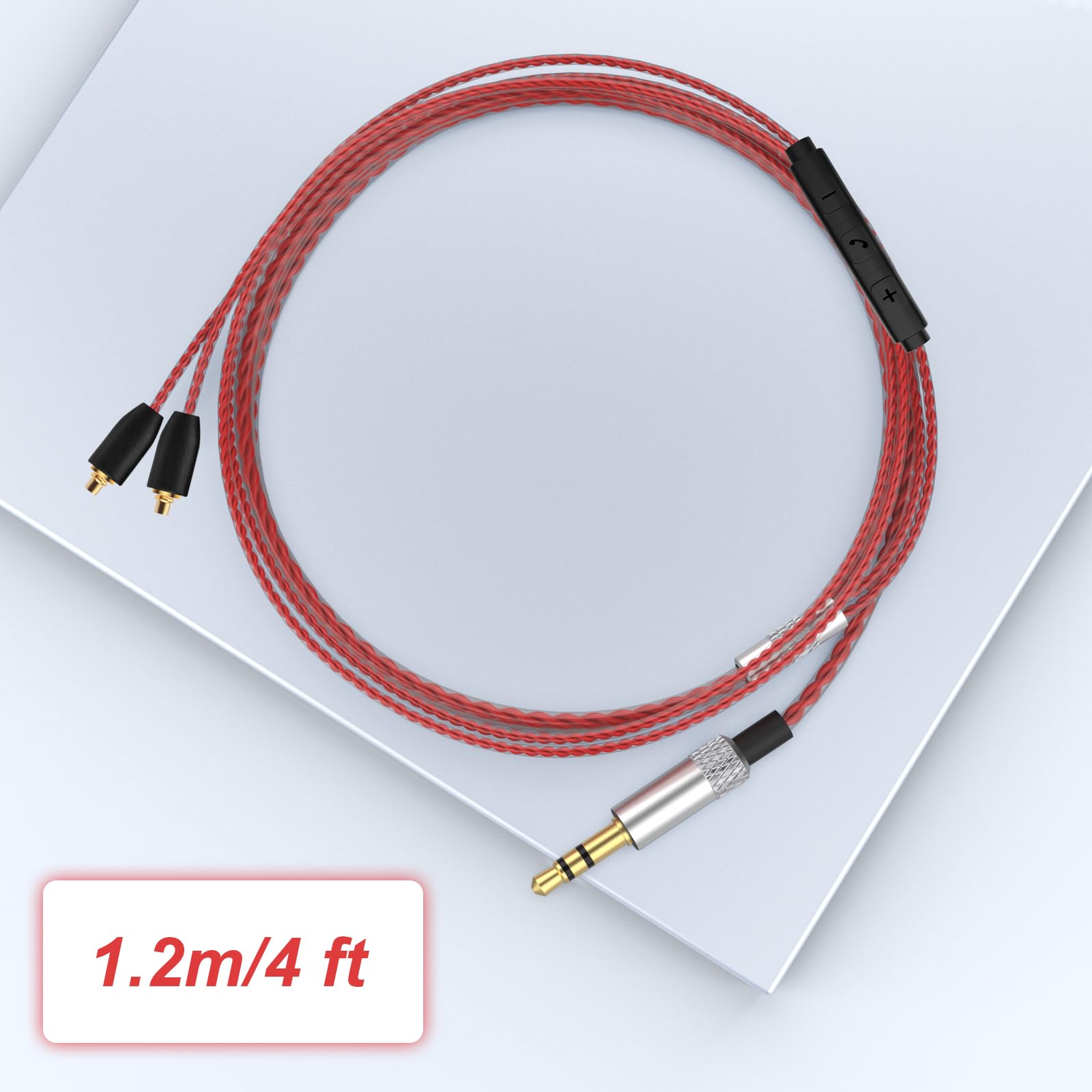 shure se215 マイク付きケーブル変換済み Amazon | マイク付きMMCXケーブル Shure SE215、SE215 Pro、SE315