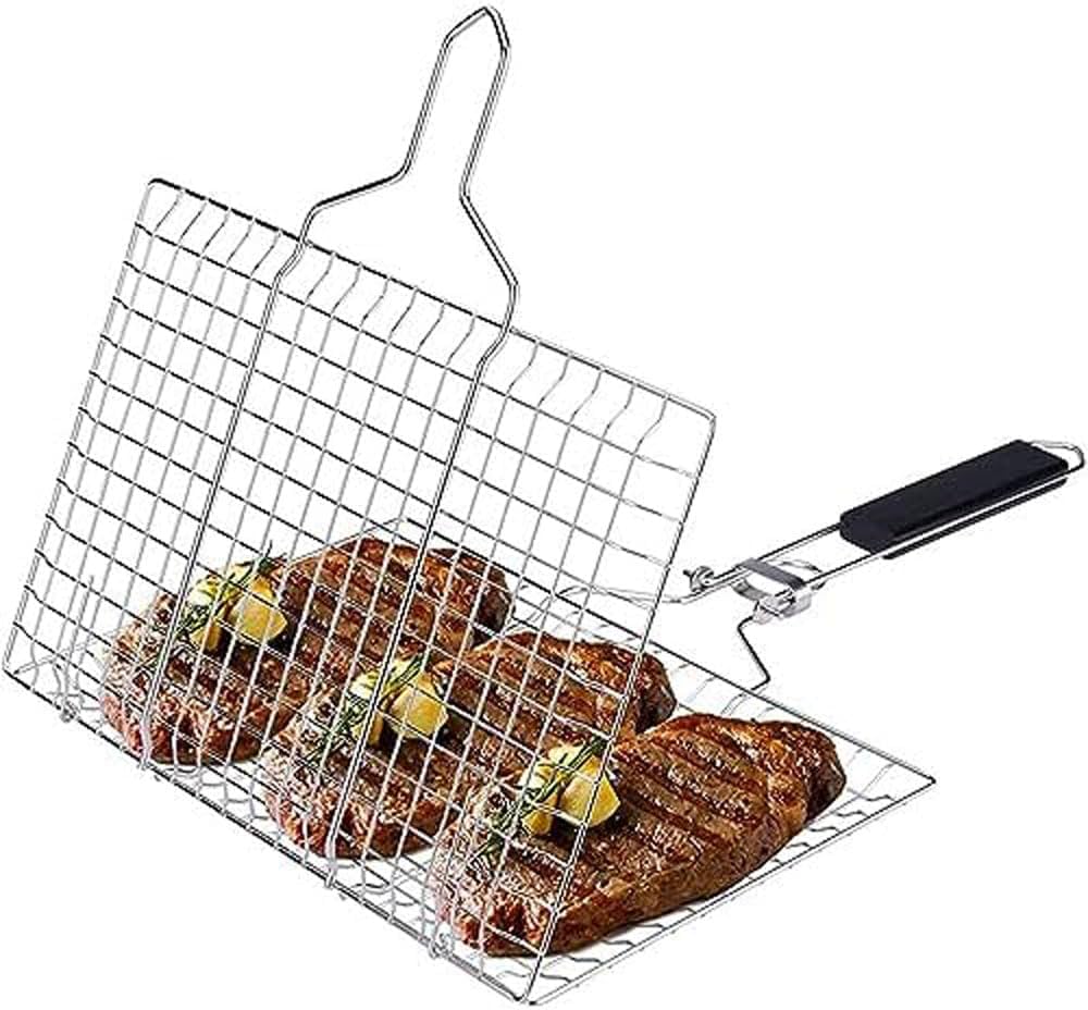 ステンレス焼き網 収納バッグ付き Amazon | バーベキューネット 焼き網 バーベキュー網 ステンレス
