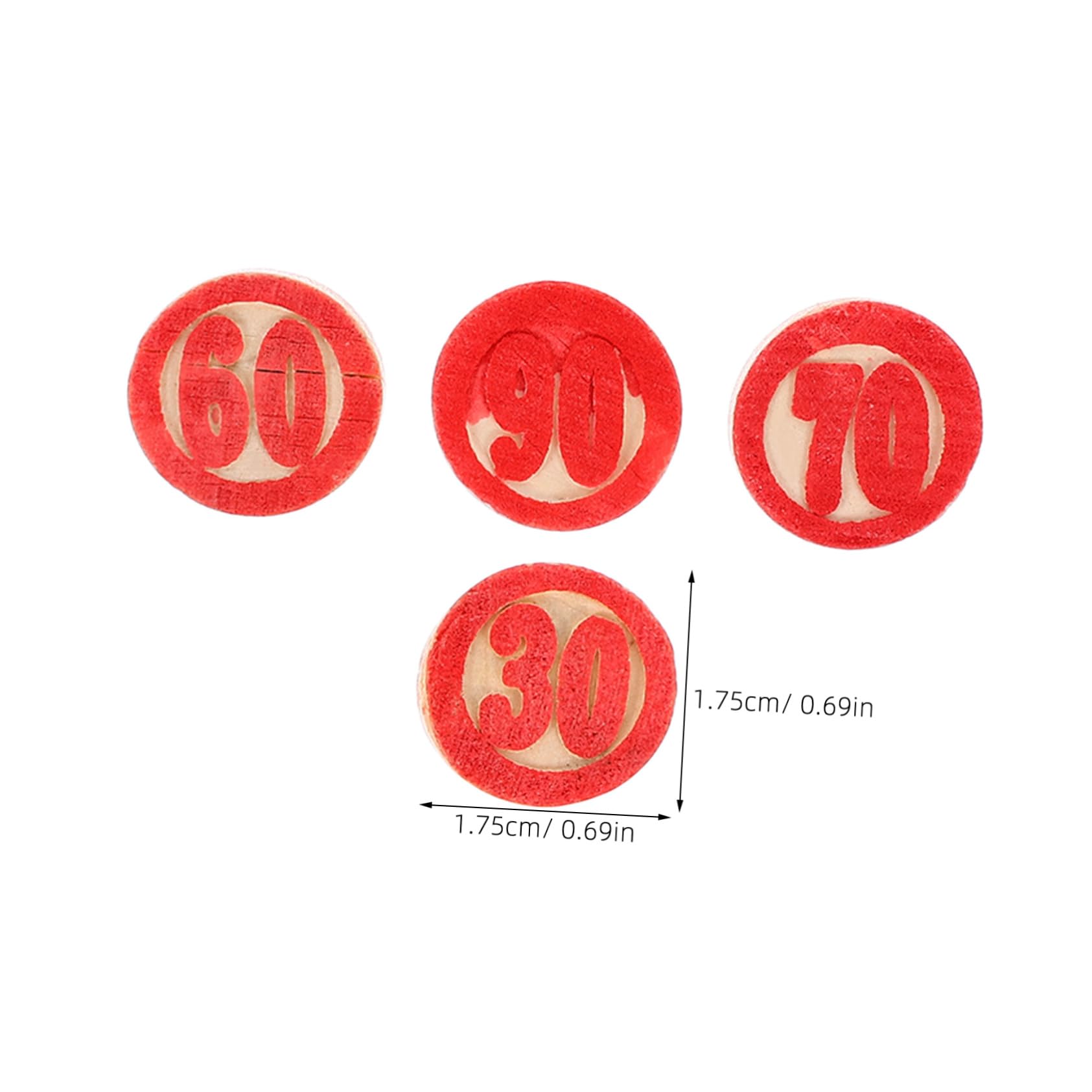 KONTONTY 1Set Wooden Bingo Game Fun Party Accessory for Adults Board Game with Reusable Cards for Group Games Party Favors