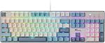 RK ROYAL KLUDGE RK920 Wired Mechanical Keyboard, Full Size 104-Key RGB Gaming Keyboard with Number Pad, Hot Swappable Silent Linear Switches, PBT Keycaps, Anti-Ghosting PC Gaming Keyboard for Win/Mac