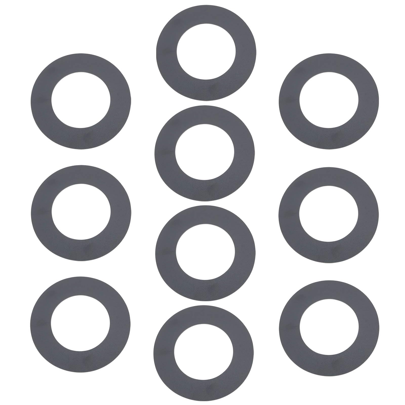 AS Axis Spindleon 10pcs 40mm Excavator Bucket Pin Shims 41x77x1.5mm Polyethylene Compatible with Kubota