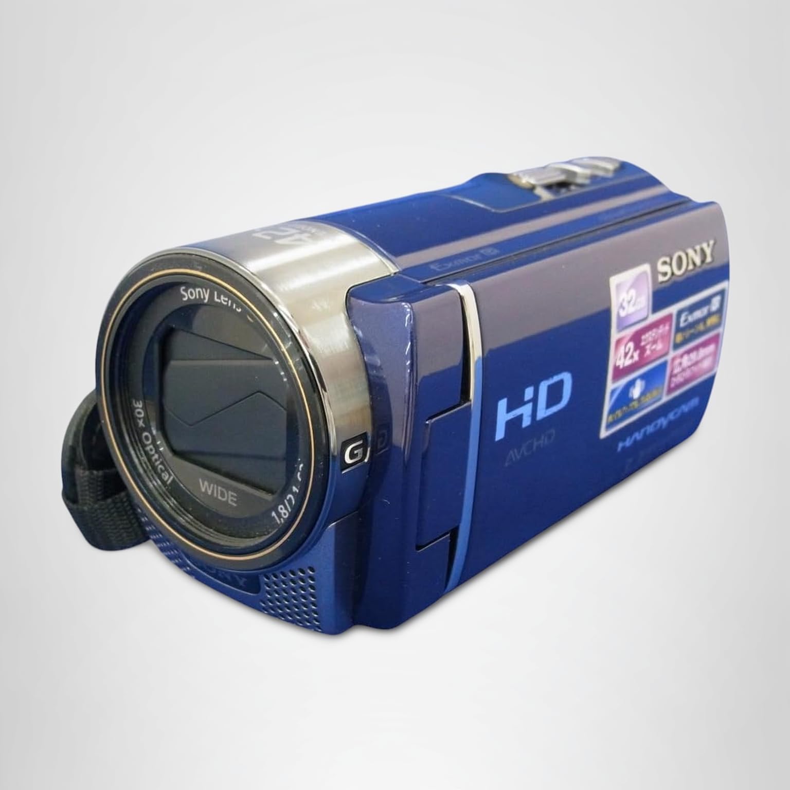 Amazon.co.jp: SONY デジタルHDビデオカメラレコーダー CX180 ブルー