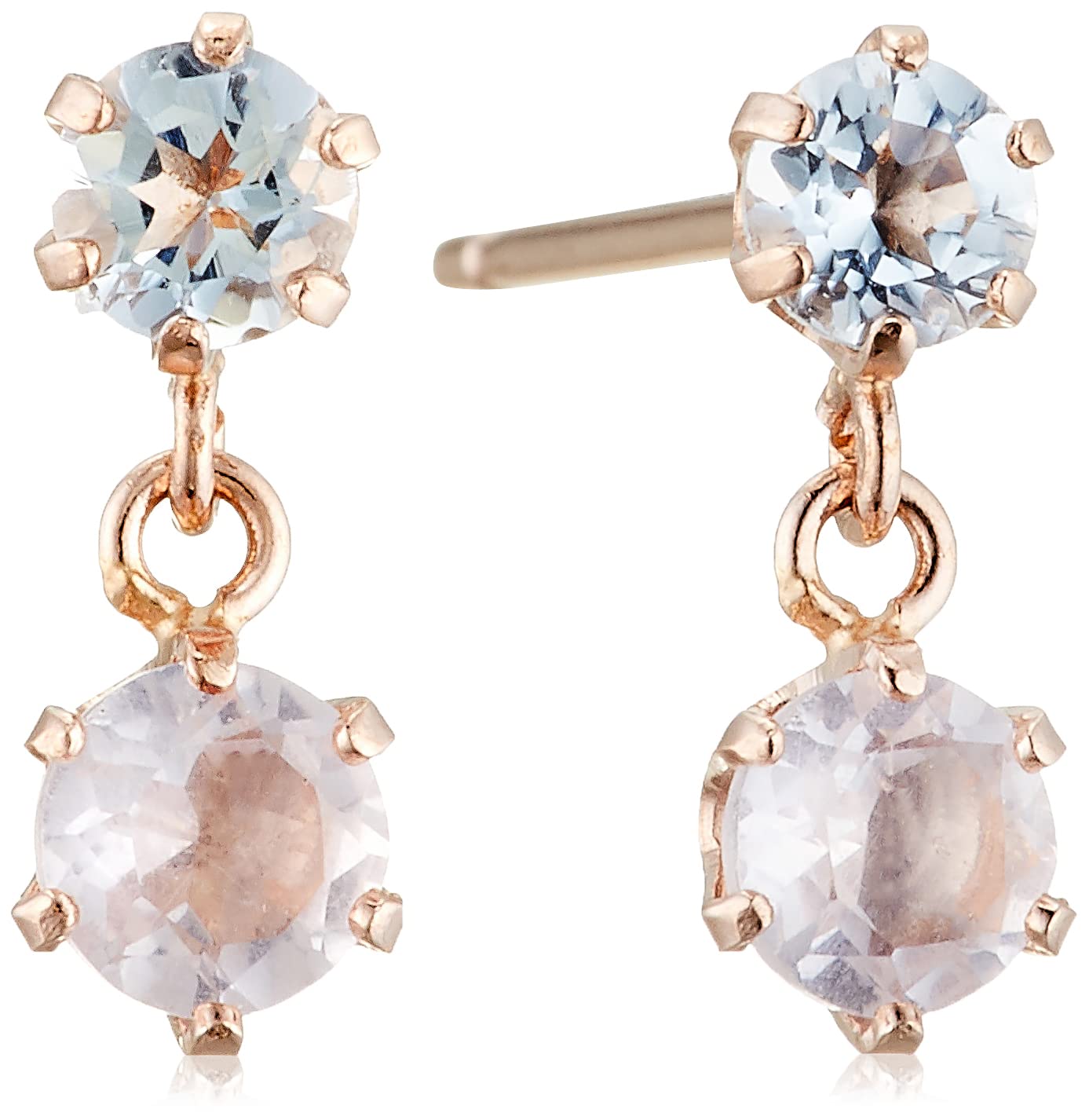 Amazon.co.jp: ESTELLE 0222-8666-0019-0000 Women's Earrings K10