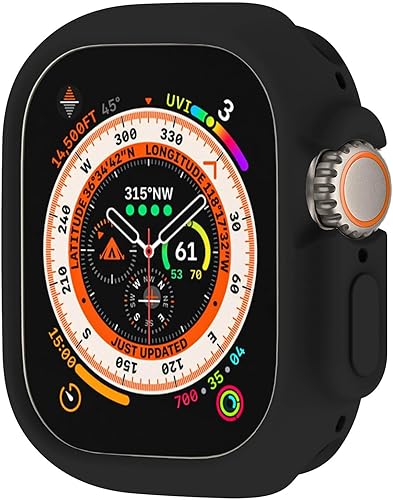 Miniatura 31 de BOTOMALL Funda protectora compatible con Apple Watch de 1.614 pulgadas Series 9, Series 8 Series 7, TPU suave, flexible, delgada, ligera, funda