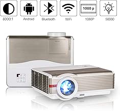 Projector Bluetooth Definition Multimedia Entertainment 5000lumen Android 6 0 Wireless