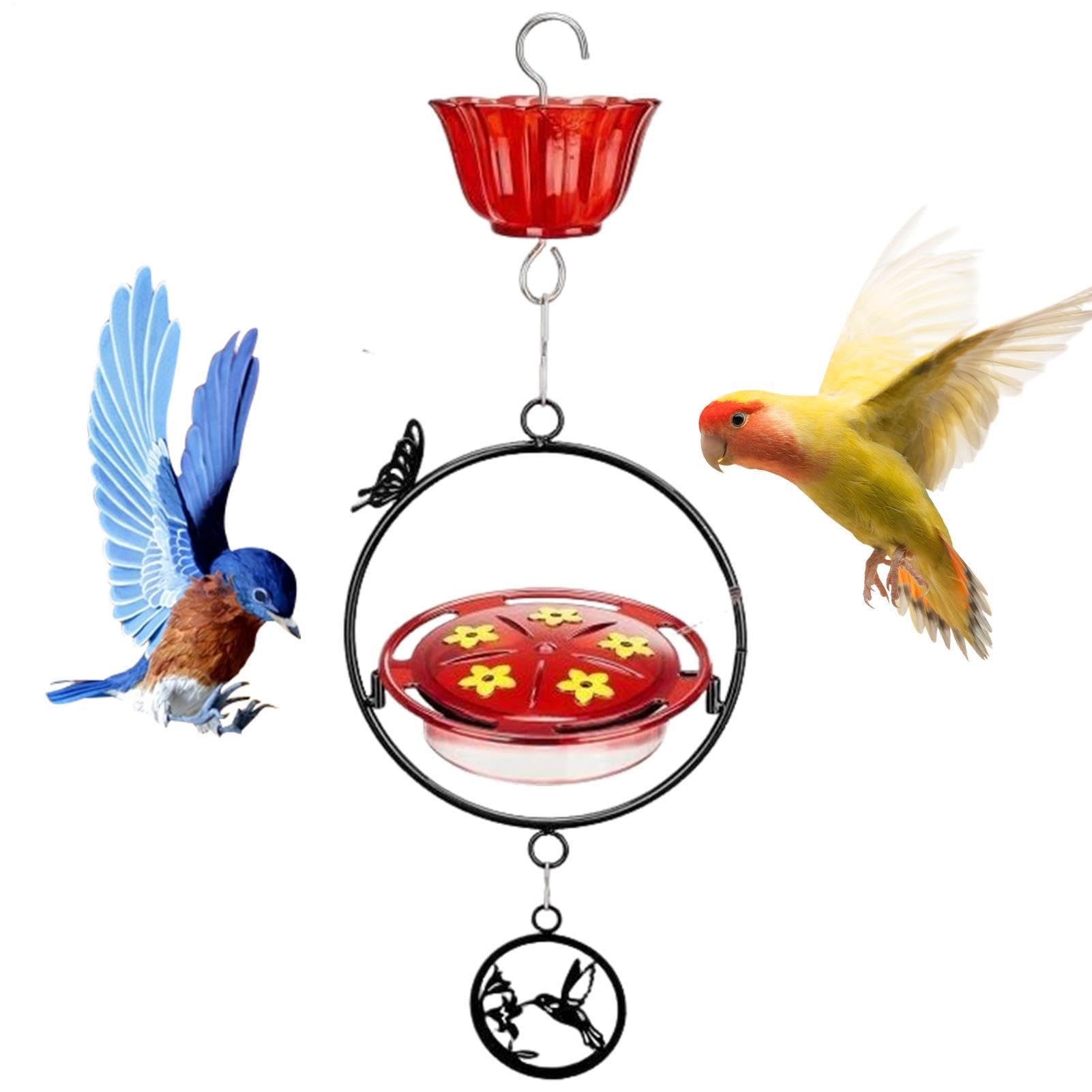 Mangiatoia Per Colibrì In Metallo Supporto Per Alimenti Robusto E