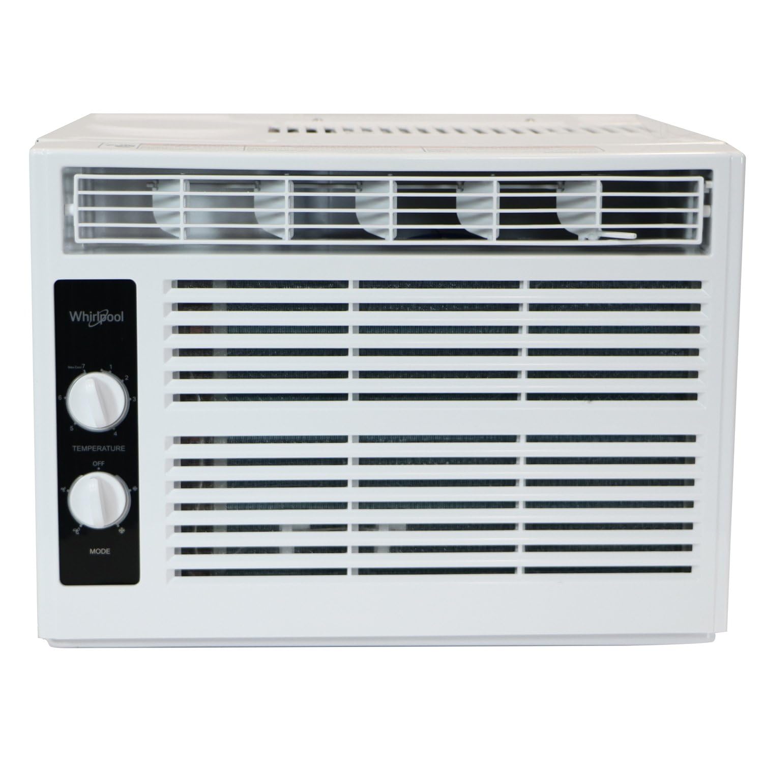 5,000 BTU 115V Window Air Conditioner & Dehumidifier with Mechanical Controls, Window AC Unit for Apartment, Dorm Room, & Small Rooms up to 150 Square Feet in White