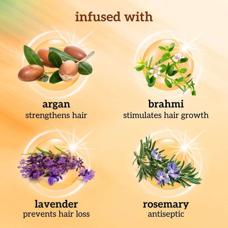 Image of inatur Argan Oil Hair Serum | Frizz Control & Deep Nourishment | Smoothens, Strengthens & Adds Shine | Lightweight, Non-Greasy Formula for Soft, Silky & Tangle-Free Hair | All Hair Types | 50ml