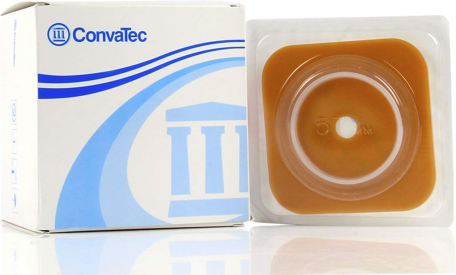 EXHALE 413156 Sur-Fit Natura Durahesive Skin Barrier with Flange, Cut-to-Fit Two-Piece Ostomy Barrier, Secure & Comfortable Skin Protection
