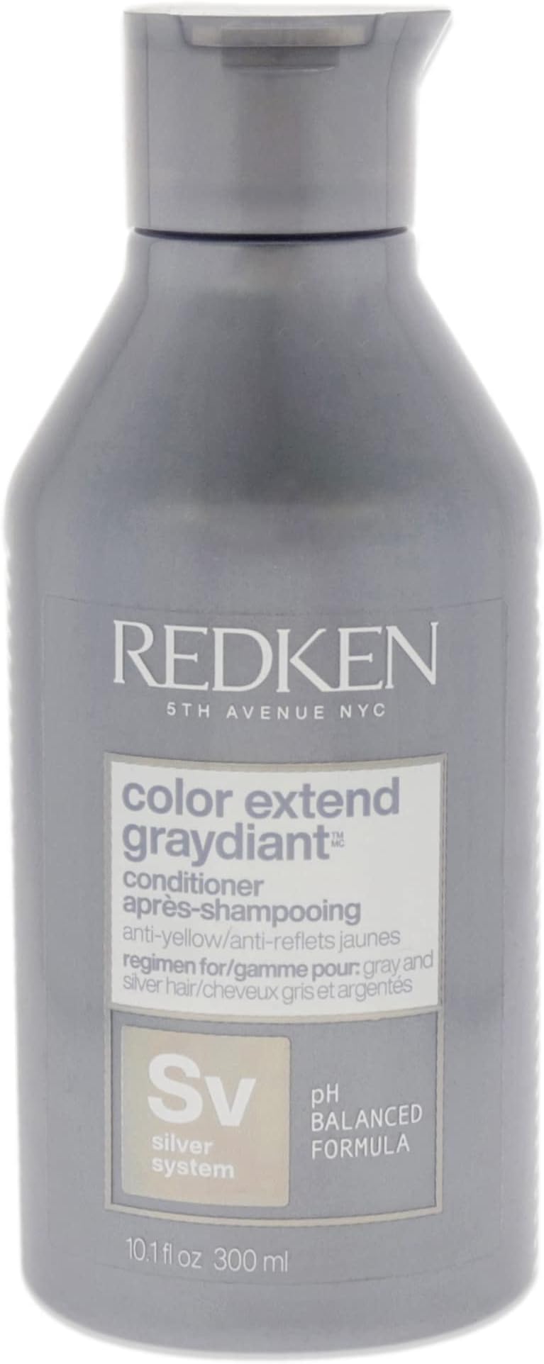 Redken Color Extend Graydiant Purple Shampoo | Hair Toner For Gray & Silver Hair | Tones & Strengthens Hair
