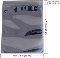 Vista 2 de 50Pcs Antistatic Resealable Bag 15X20cm/5.9X7.9inch, Premium Anti Static Bag for SSD HDD and Other Electronic Devices