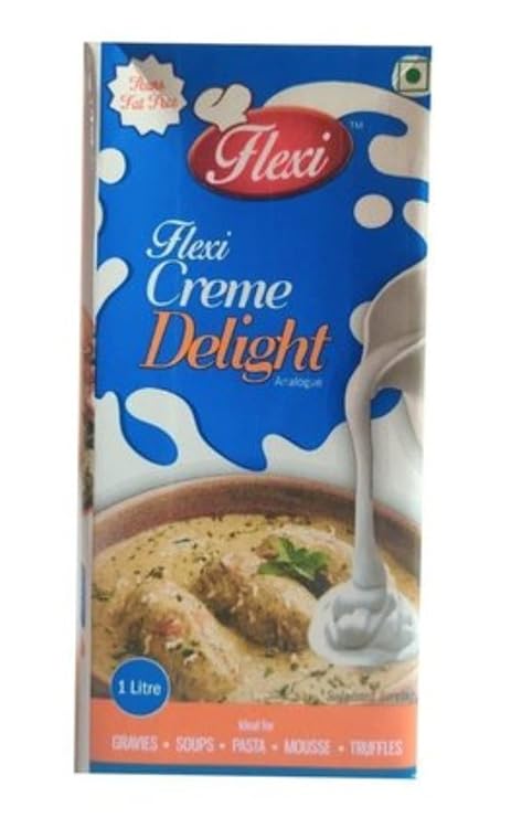 Flexi Cream Delight-1 Litre-for Gravies,soups,Pasta,Truffles and Mousse