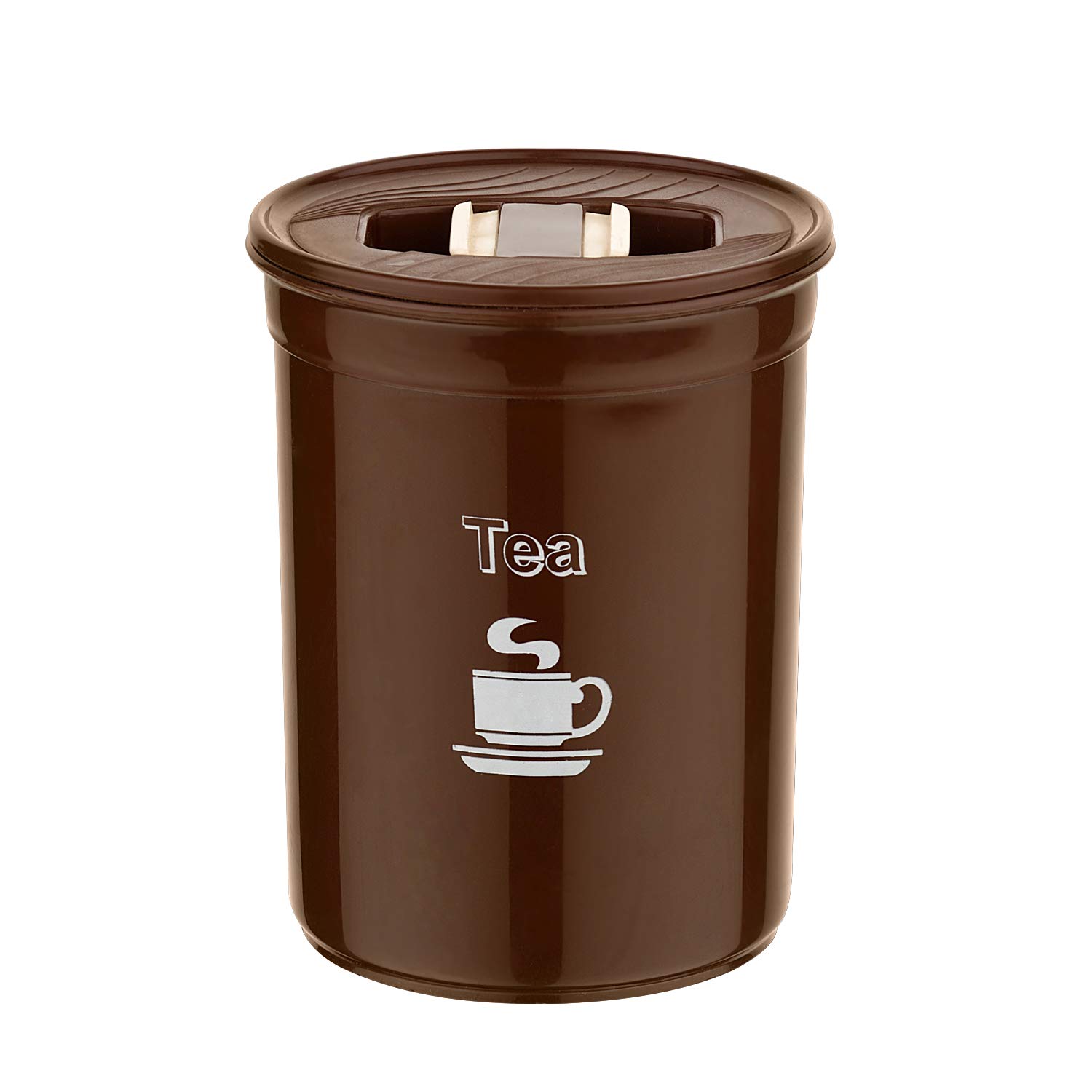 ASIAN 10000412 - Recipiente de plástico (850 ml, 3 unidades), color marrón