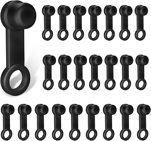 24 tapas de goma para purga de automóvil, tapa de tornillo de drenaje de bomba de freno de 0.315 pulgadas, cubierta antipolvo, tapa de purga de