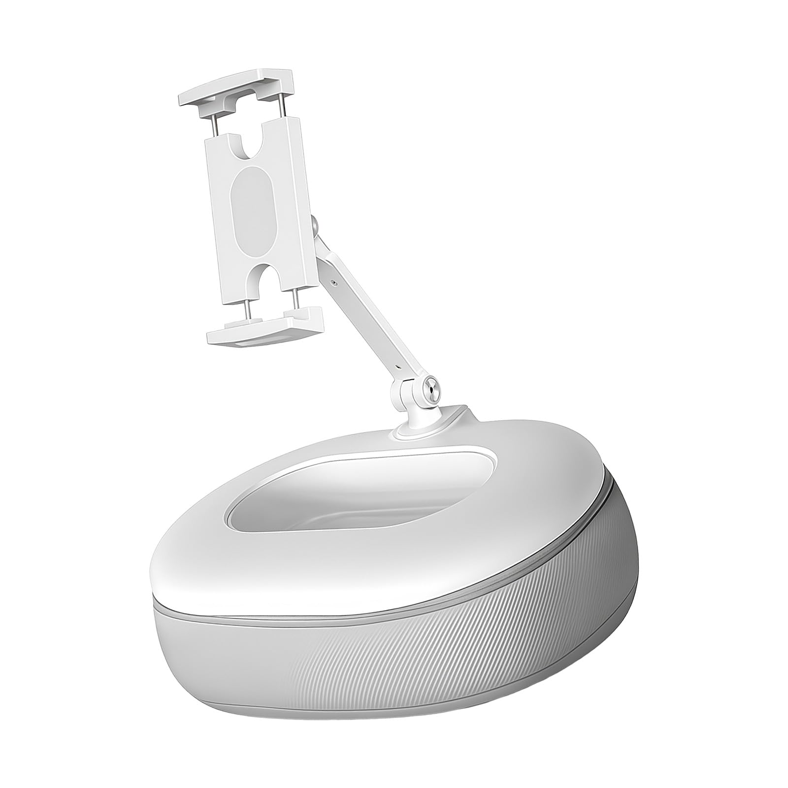 Soporte Plegable para teléfono con Brazos Ajustables y Cuenco para Aperitivos Desmontable para Cama, sofá o Ver películas Aire, Soporte Ajustable para tabletas