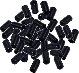 Cabilock 50pcs Wine Pourer Dust Cap Liquor Dispenser Cap Spirits Pourers Cover Liquor Bottle Covers Pour Spouts Caps Spout Plug Liquor Spouts Caps Black Seal Hat Rubber Oil Pourer Cover