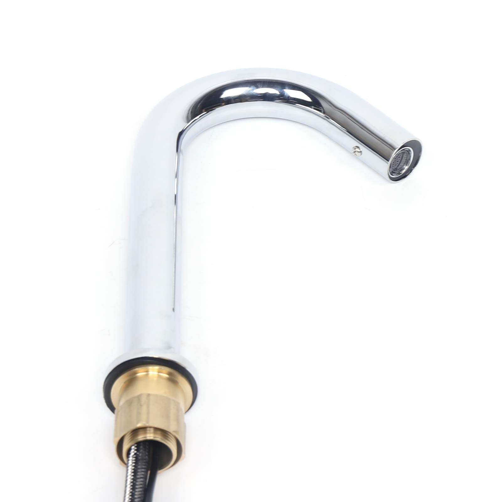 Robinet de lavabo à capteur infrarouge automatique - Sans contact - Avec boîte de commande - Robinet de cuisine sans contact avec capteur automatique