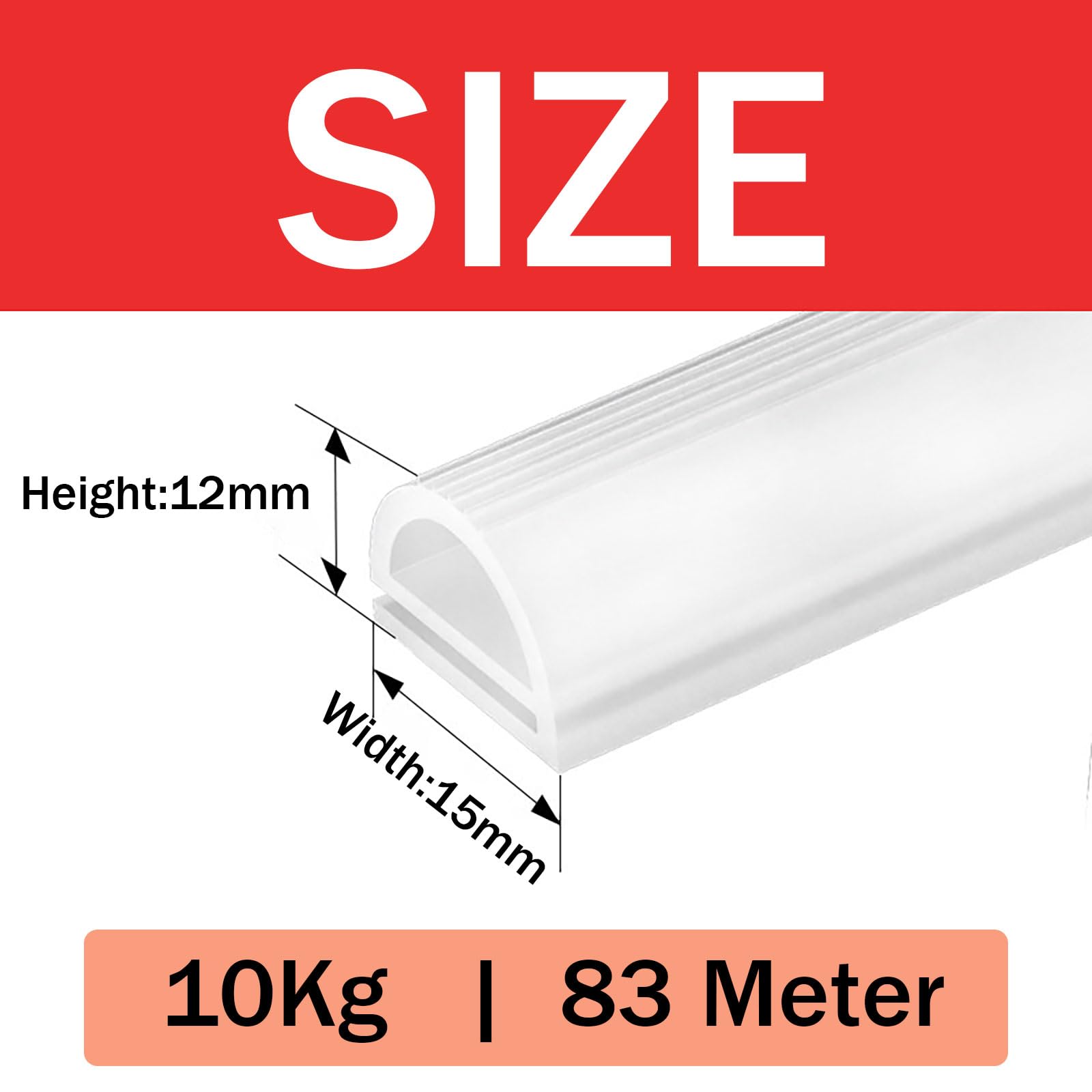 Junta Silicona Perfil E Alta Temperatura Junta Horno Silicone Gasket Resistente Calor Junta Industrial Horno Recambio Máquina Sellado Térmico Industrial