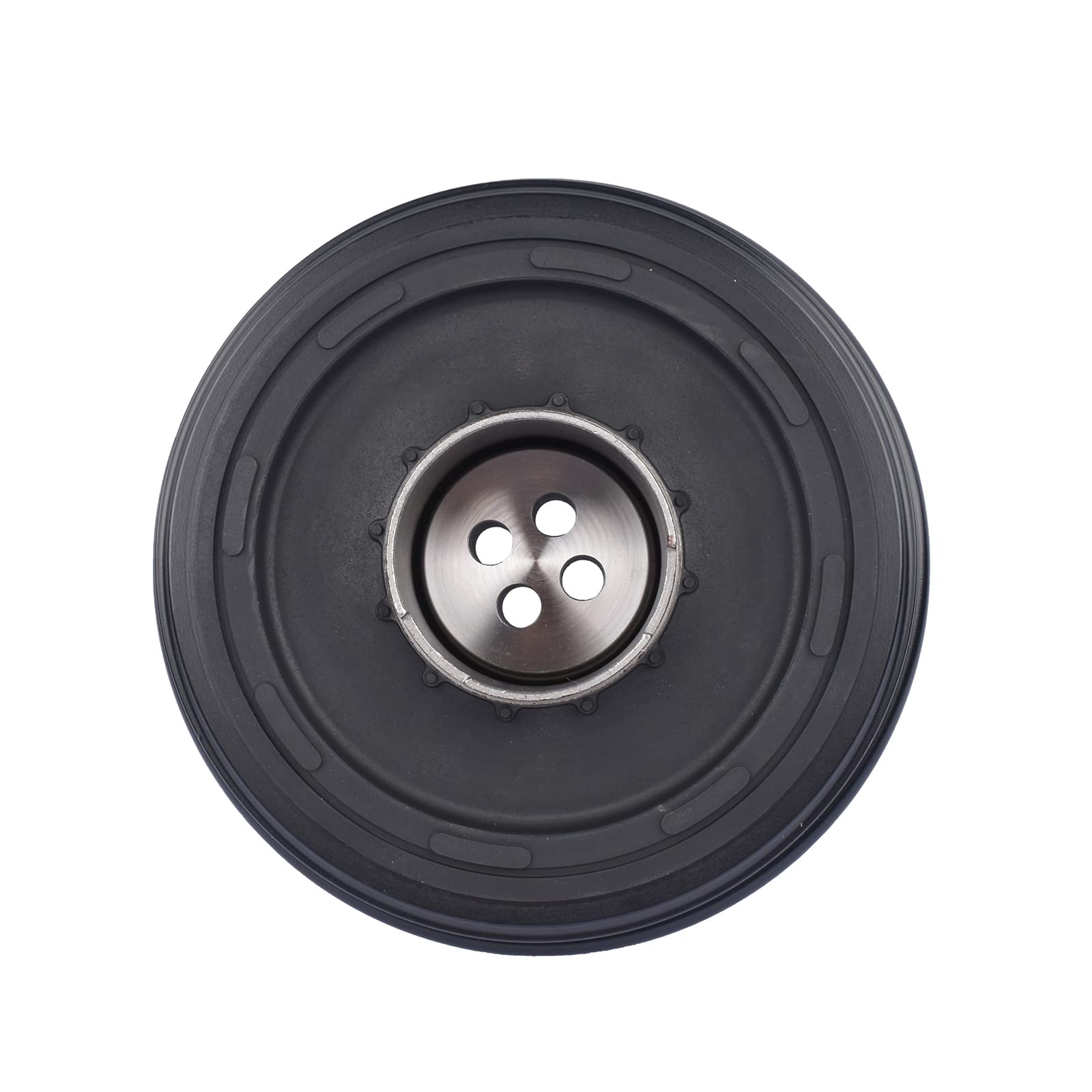 11237800026 Riemenscheibe Kurbelwelle Kompatibel mit 5er F10 F11 525d 530d 535d 7er F07 F01 F02 F03 F04 730d 740d X5 E70 X6 E71 E72 30d 40d 3.0 N57D 80001419 Bisenya