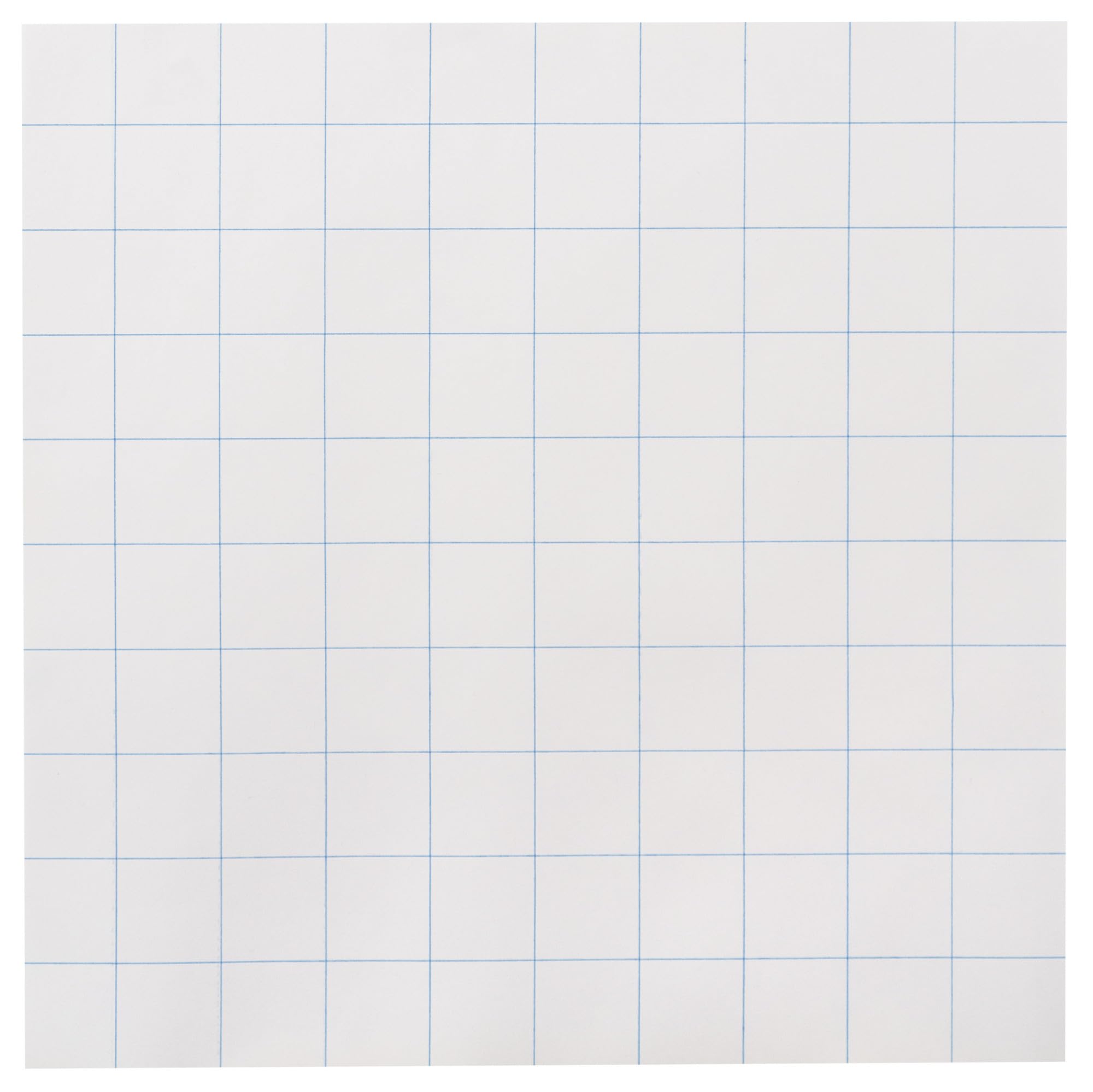 School Smart Three Hole Punched Graph Paper with 1 inch Rule - 10 x 10 inches - Ream of 500 - White
