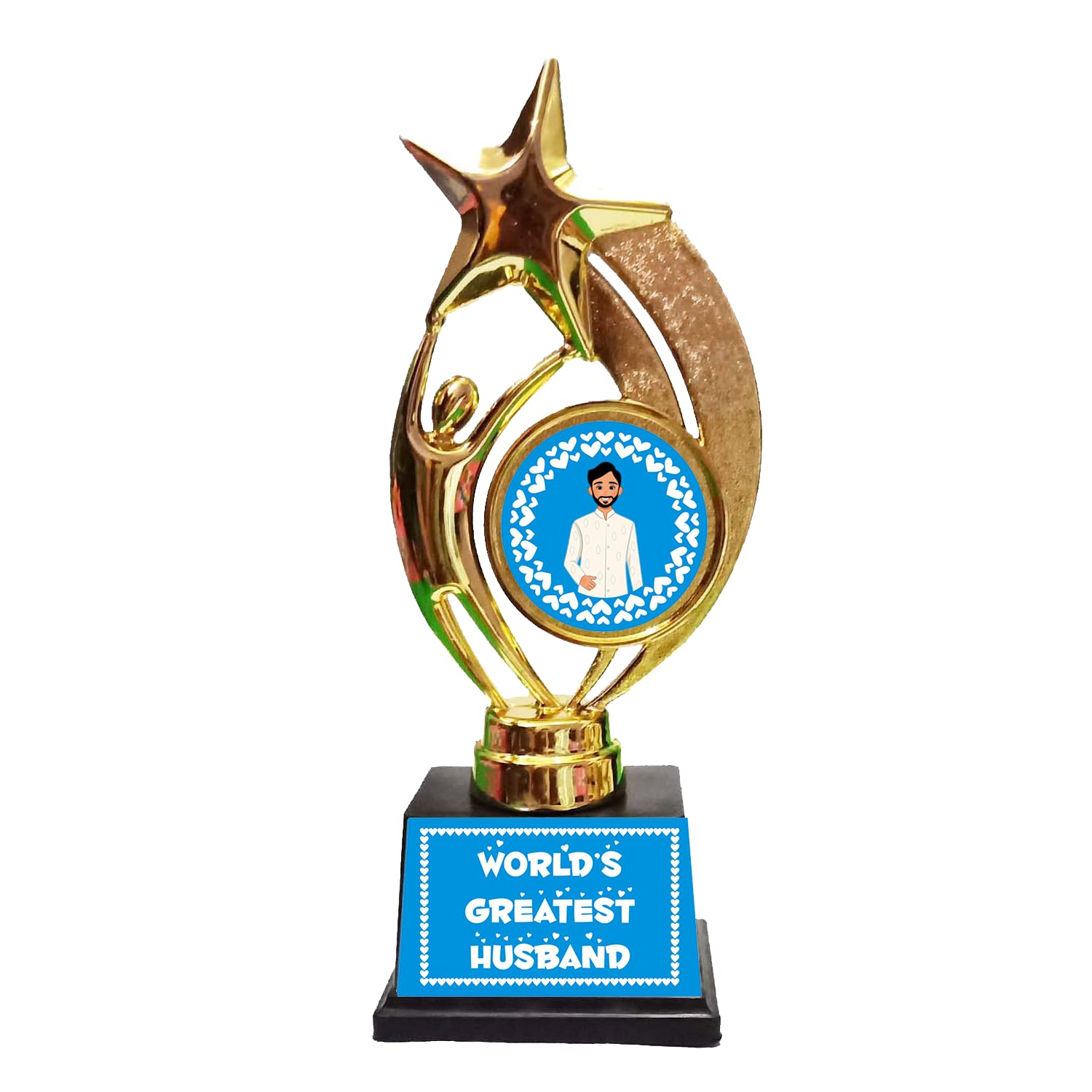Birthday Gift for Husband Unique Special Love World's Greatest Husband Trophy Memento Award, Gift for Wedding Anniversary to Husband, Birthday Gift for Hubby-picture-36