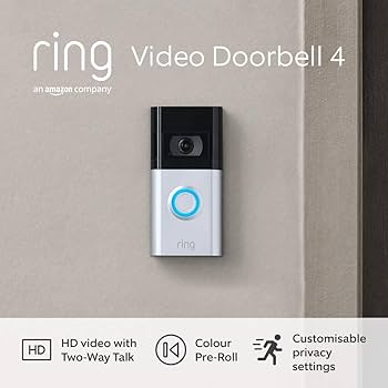 【新品・未開封】【Amazon】Ring Video Doorbell 4 Ring Video Doorbell 4 - Enhanced Video and Connectivity