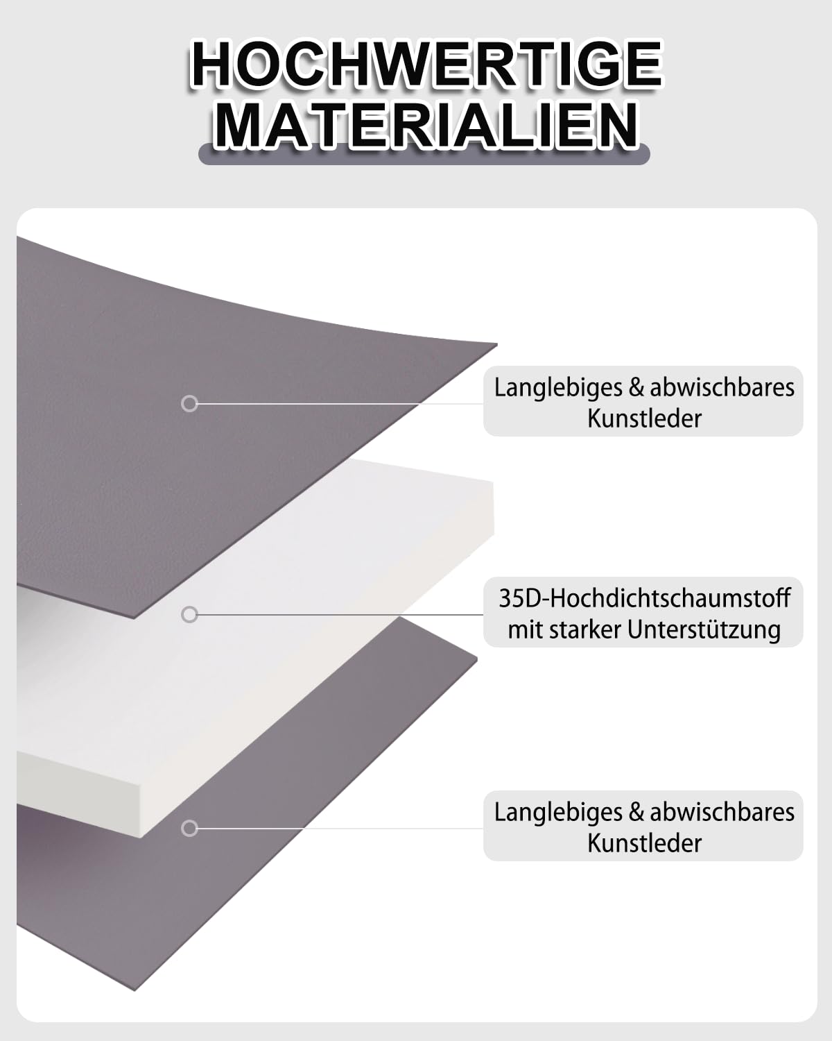Wassericht Hundematte Outdoor-105x70cm,Hundebett Grosse Hunde aus Kunstleder,Einfach zu Reinigen,Tragbar Platzsparend Hundekissen,Waschbar Hundematratze für Innen& Reisen,Grau