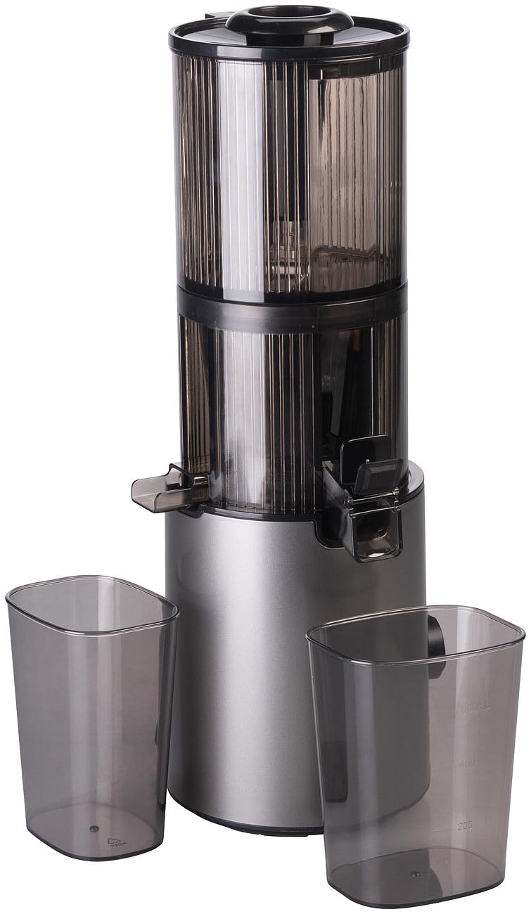 Rosenstein & Söhne Extractor de zumo lento eléctrico 200 W 800 ml con marcha atrás