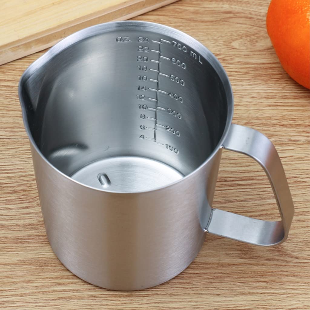 Miarka Ze Stali Nierdzewnej, Miarka Metalowa, Miarka Kuchenna, Miarka Do Gotowania, Domowe Artykuły Kuchenne (Size : 700Ml)