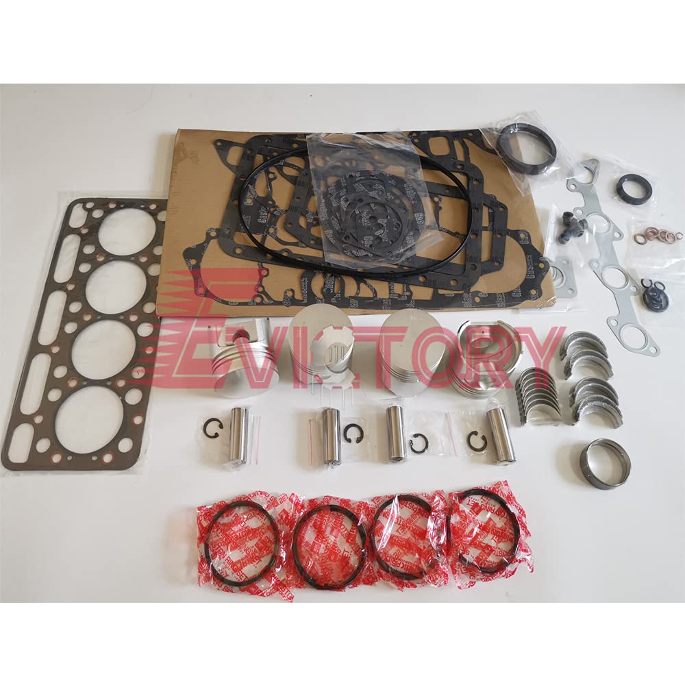 Kit de juntas de culata de motor para KUBOTA Overhaul V1902