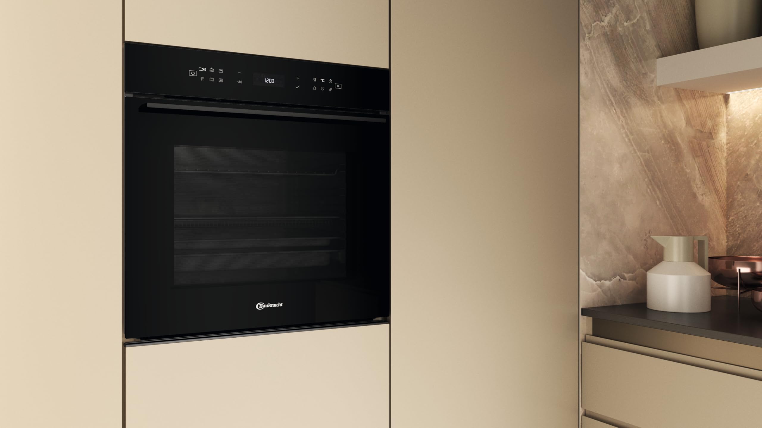 Bauknecht BBI78HT1SK Backofen Schwarzes Glas