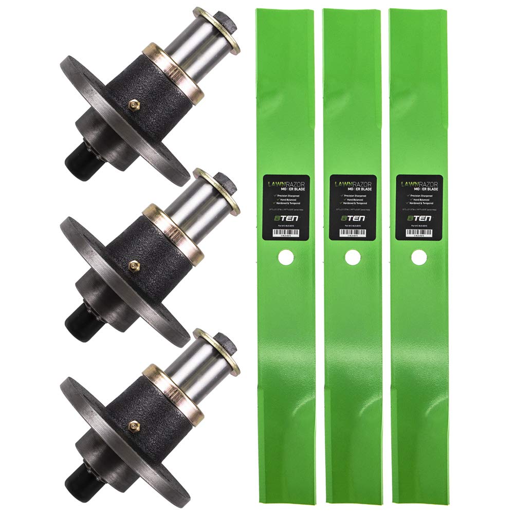 Amazon.com : 8TEN Spindle High Lift Blade Kit for Hustler 60 inch