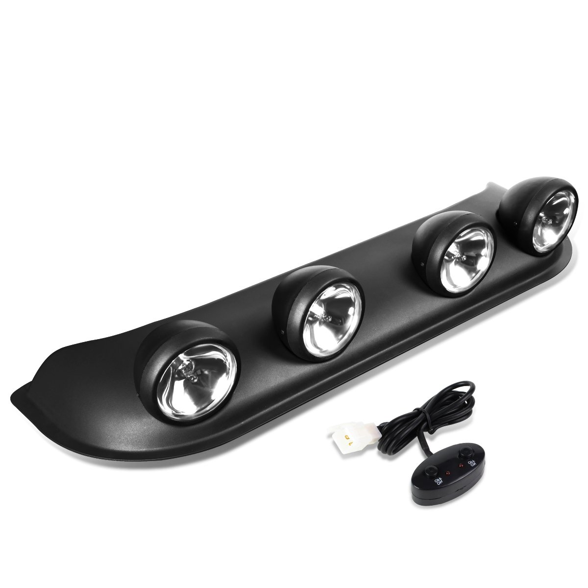 DNA MOTORING FL-ZTL-249-CH Universal Chrome Lens Roof