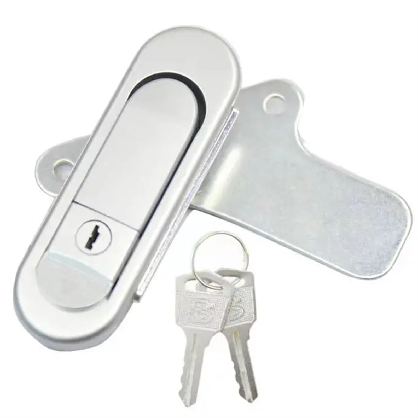 Wqgqpxob With Key- Zinc Alloy With Key Distribution Cinet Door Locks Industrial Machinery Folding Handle Box Lock And Equipment 1Pcs