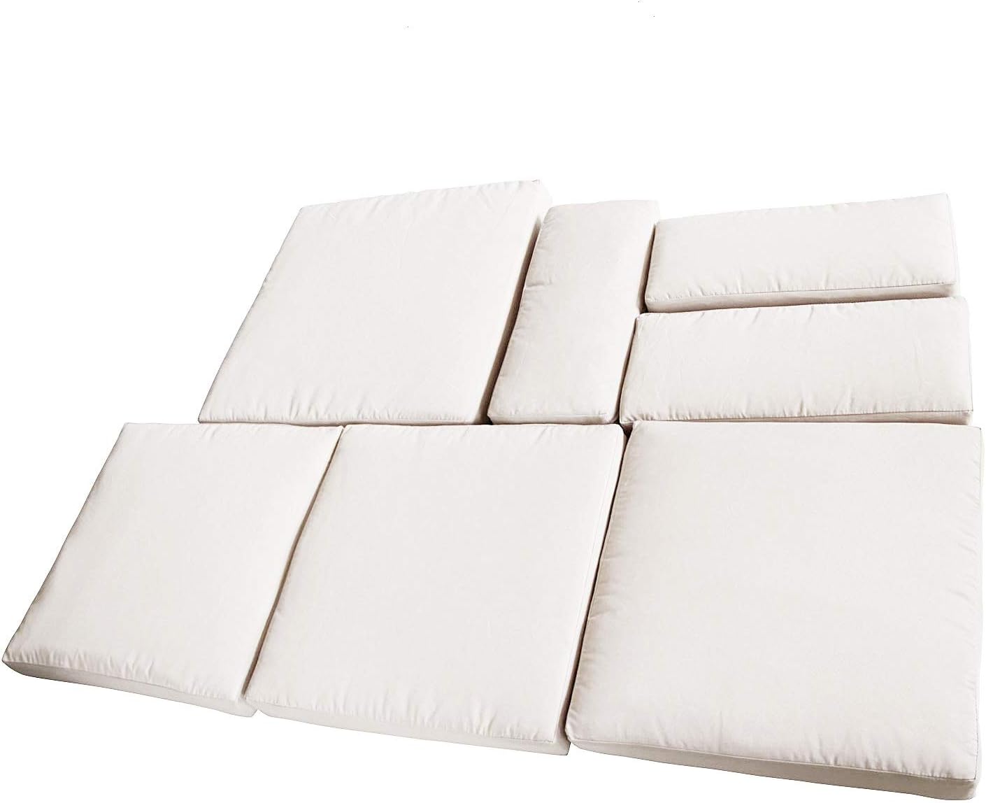 Outsunny Rattan Garden Wicker Patio Furniture Cushion Cover Sofa Cover Replacement - COVER ONLY