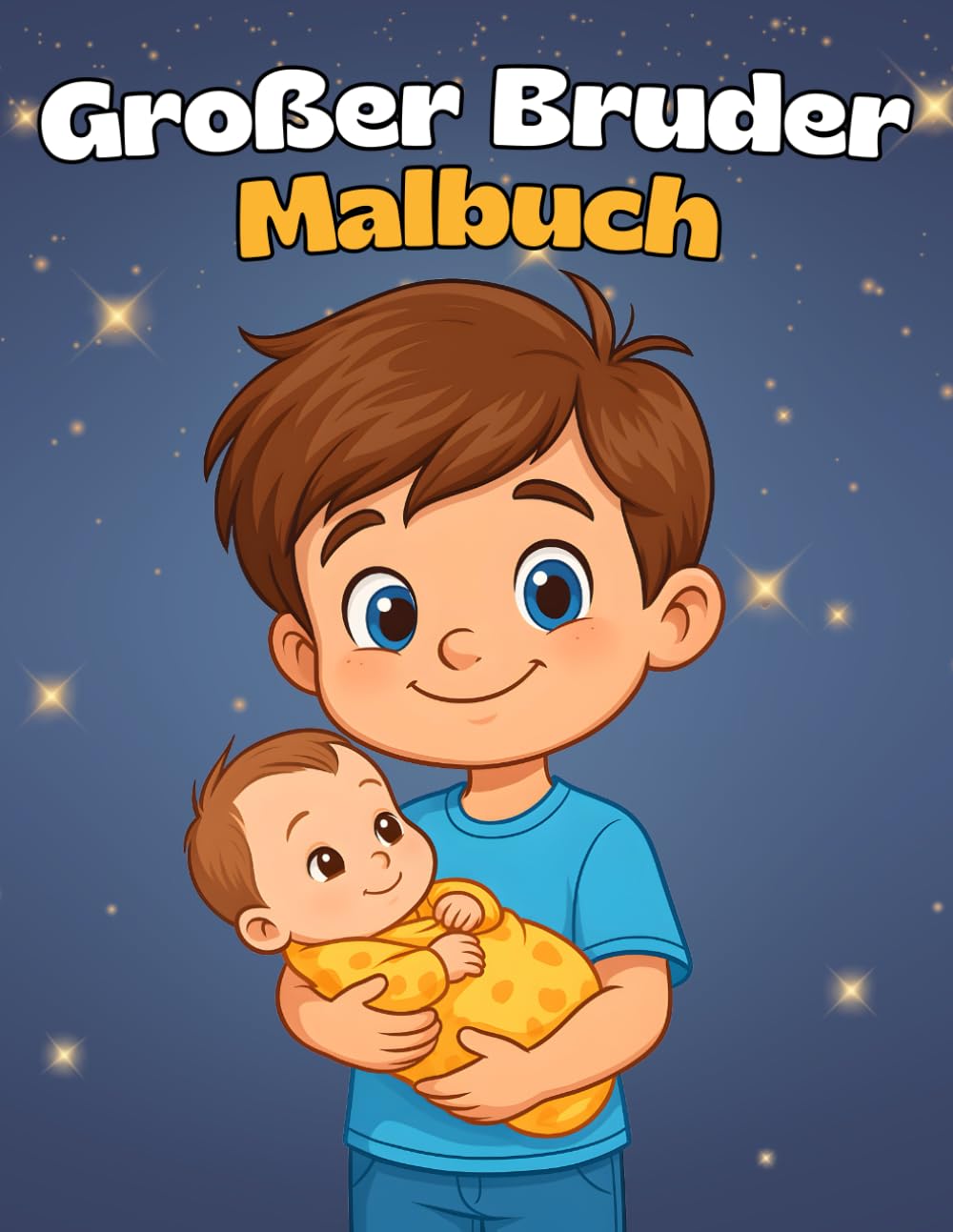 Großer Bruder Malbuch: Liebevolles Ausmalbuch für Jungen ab 3 Jahren