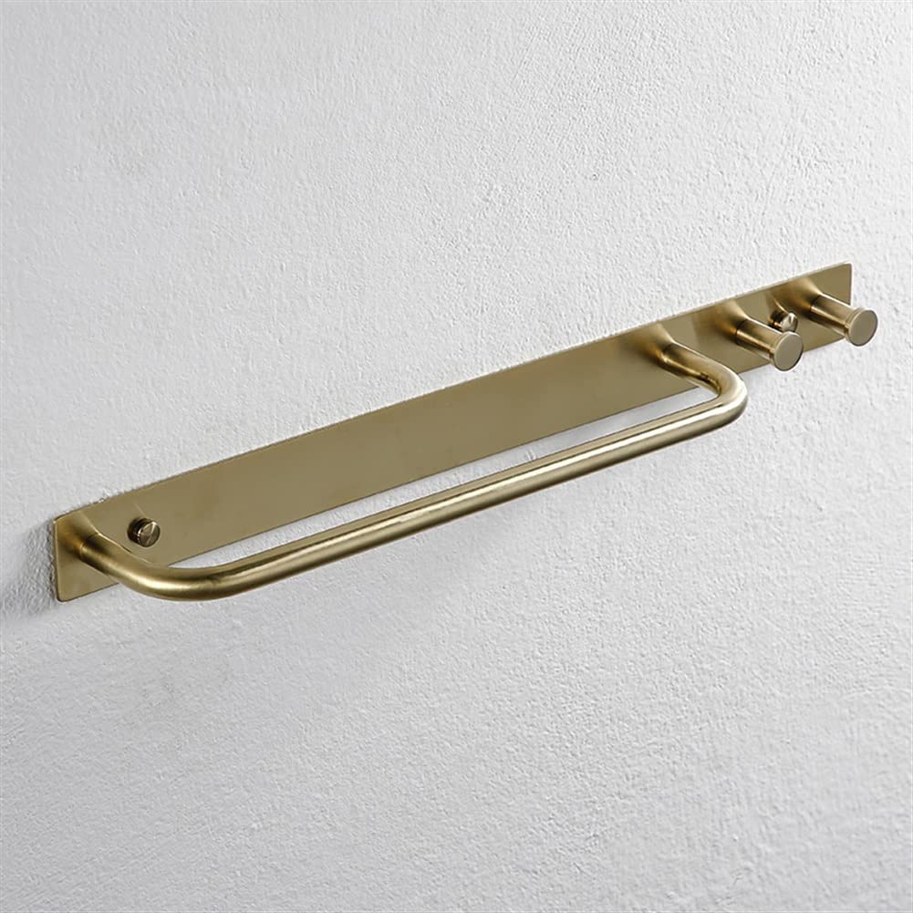 Toallero de Acero Inoxidable 304 Dorado Cepillado, toallero de Cocina, toallero de baño